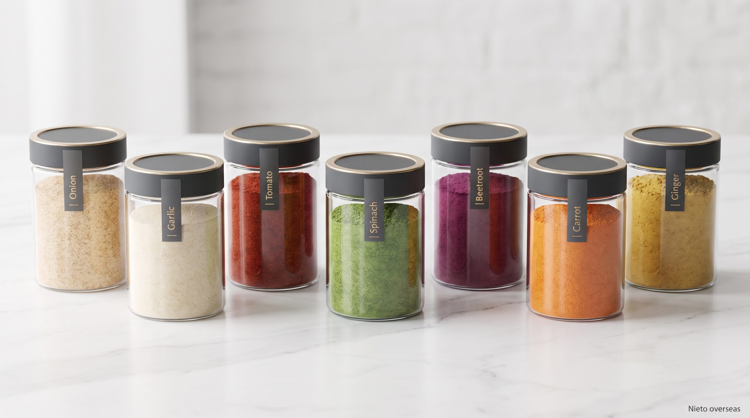 Types of Dehydrated Vegetable Powders Available for Export